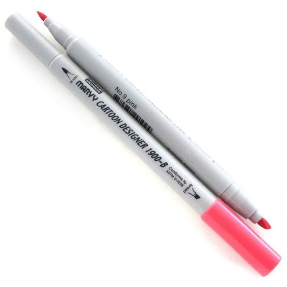 Marvy Uchida Grafi̇k Markör Kalemi̇ Pink No:9