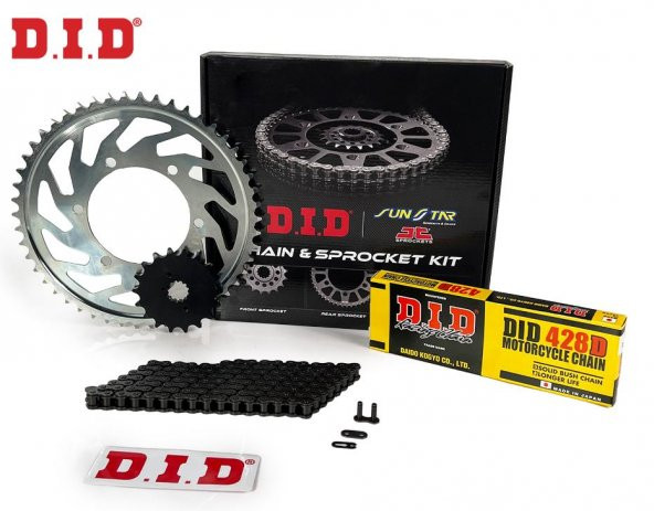 Did 428D-Jt 2011-2017 Honda CBR 125 R Uyumlu Zincir Dişli Set Çelik Renk - 2