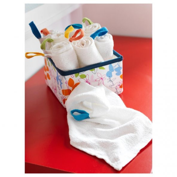 IKEA KRAMA 10 ADET 30X30 CM HAVLU SETİ BEBEK EL HAVLUSU PEÇETE - 4