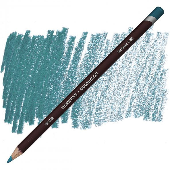 Derwent Coloursoft Sea Green C380