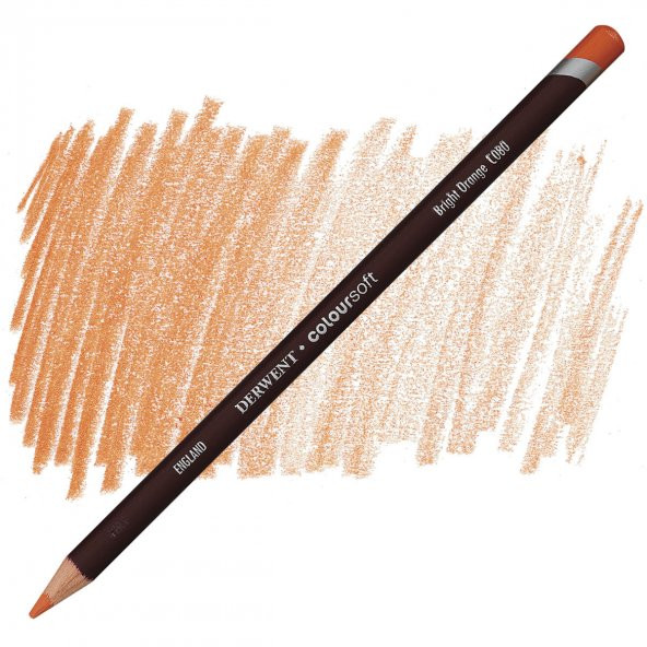 Derwent Coloursoft Bri̇ght Orange C080 - 2