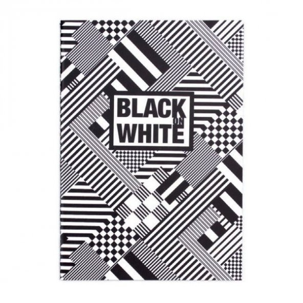 Keskin Color Container Black On White 16.5*23.5 20 Yaprak Bias Siyah Defter Dikişli - 2