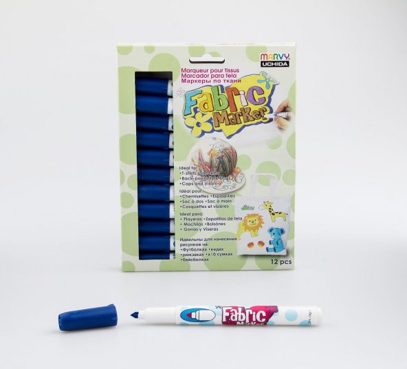 Marvy Uchida Kumaş Boya Kalemi Blue (Mavi) - 2