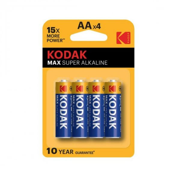 Kodak 4 Adet Max Super Alkalin Kalem Pil 30952867