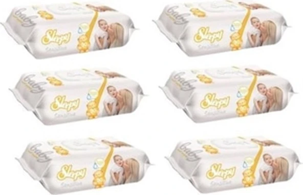 Sleepy Sensitive Islak Havlu 24x90 Lı 24 Paket 2160 Yaprak - 7