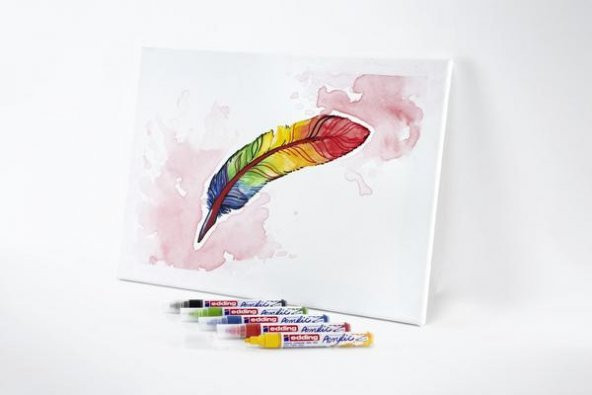 Edding Permanent Akrilik Kalem Seti 5li - 5