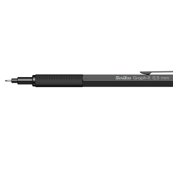Scrikss Graph-X Metal Color Versatil 0,5 mm Siyah - 7