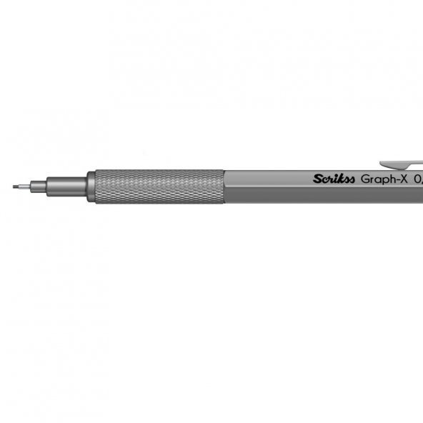 Scrikss Graph-X Metal Color Versatil 0,5 mm Kurşun Gri