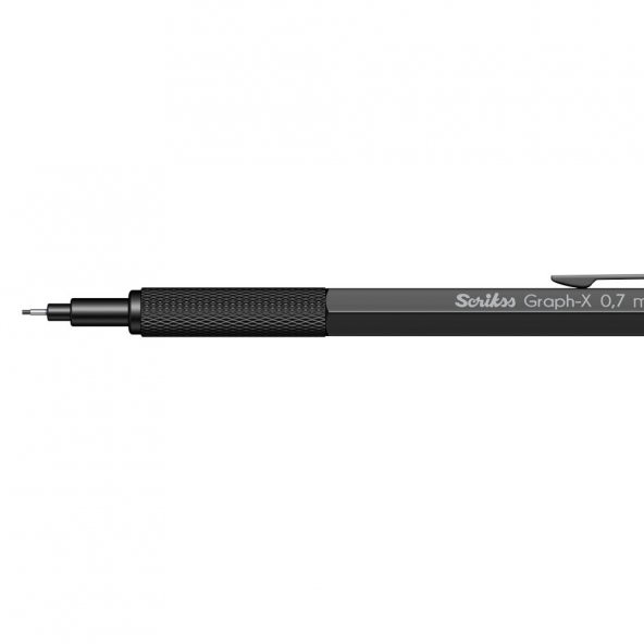 Scrikss Graph-X Metal Color Versatil 0,7 mm Mat Siyah