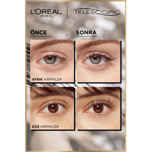 L'Oreal Paris Telescopic Maskara - Siyah - 3