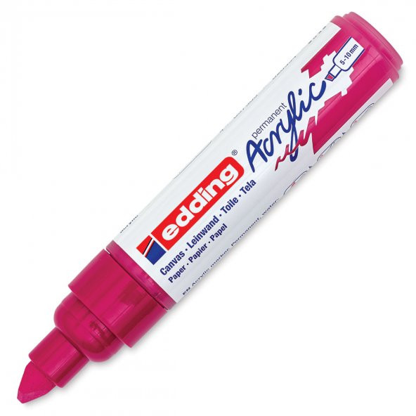 Edding 5000 Akrilik Boyama Markörü 5-10 mm Kesik Uç Telemagenta