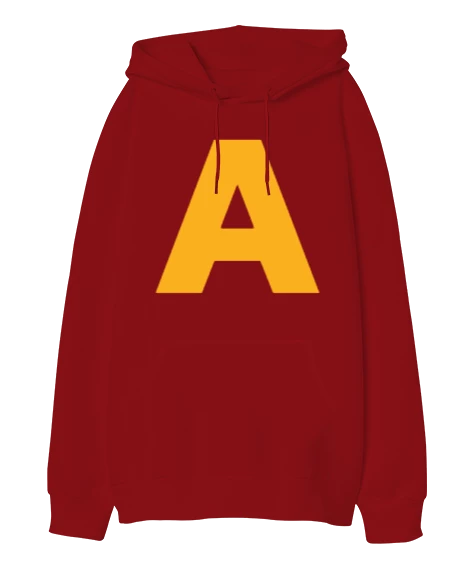 Alvin  Oversize Unisex Kapüşonlu Sweatshirt