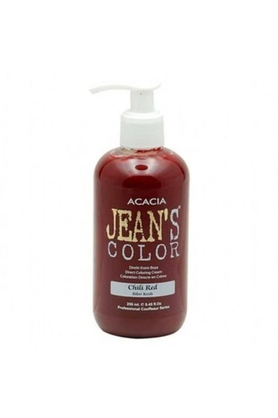 jean's color biber kızılı chili red 250ml - Resim 2