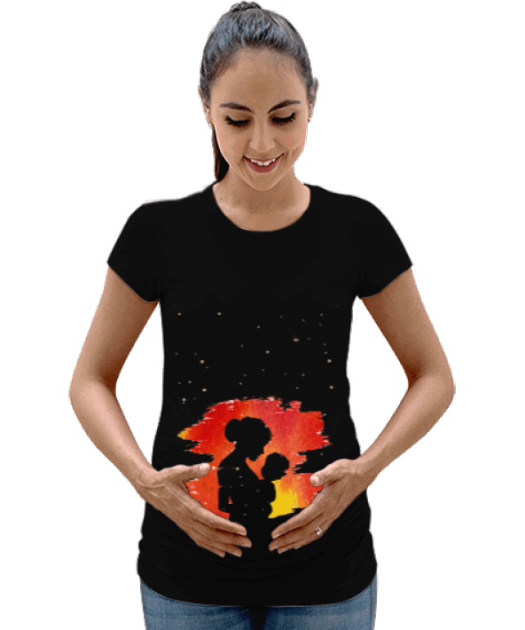 Anne Bebek Dünyası Kadın Hamile Tişört