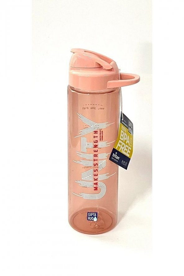 Kırtasiye Ve Oyuncak Dünyası Turuncu Unıty Tritan Boyalı Desenli Matara 600ml - 4