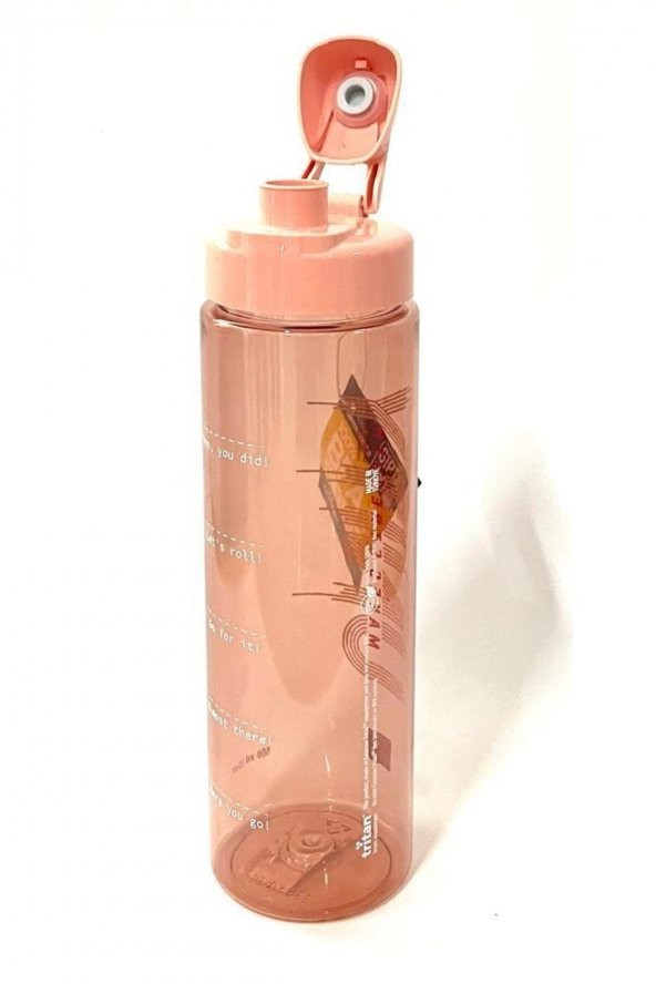 Kırtasiye Ve Oyuncak Dünyası Turuncu Unıty Tritan Boyalı Desenli Matara 600ml - 5