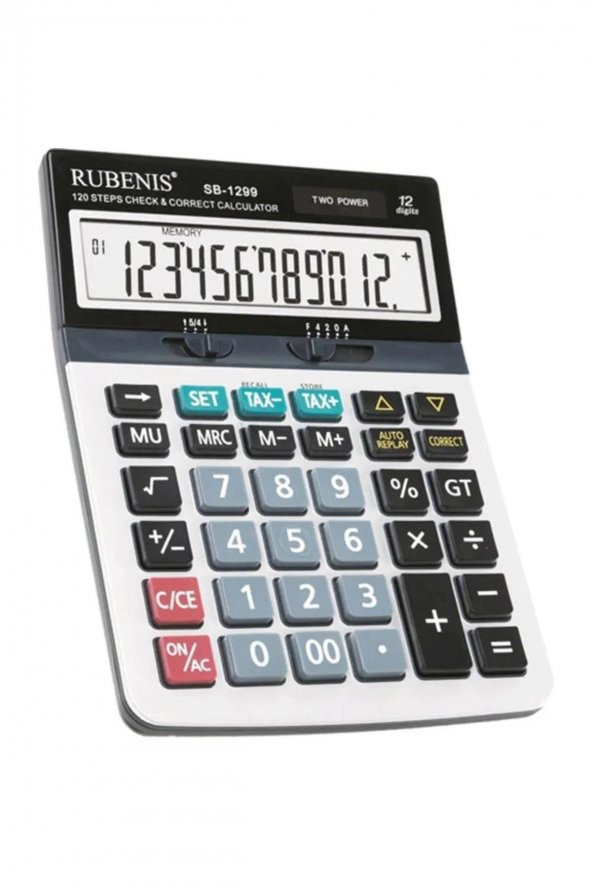 Hesap Makinası Masa Üstü 12 Hane Sb-1209 - 4