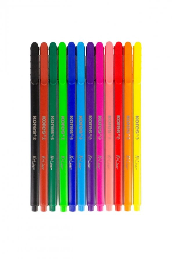 Fineliner 0.4 Mm Ince Uçlu Yazı Ve Çizim Kalemi 12’li Set