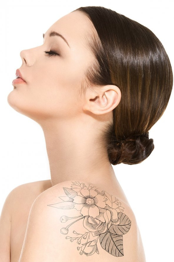 Çiçek ve Papatya Geçici Dövme,Geçici Tattoo ,Vücut Dövme,Kol Bilek Dövme,Boyun Dövme,Sırt Dövme