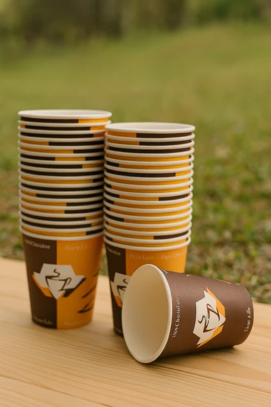 8 Oz Karton Bardak 50’li Paket - Resim 2