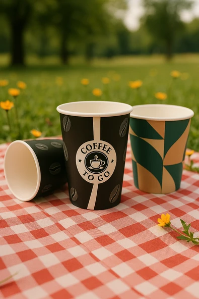 8 Oz Karton Bardak 50’li Paket - Resim 3