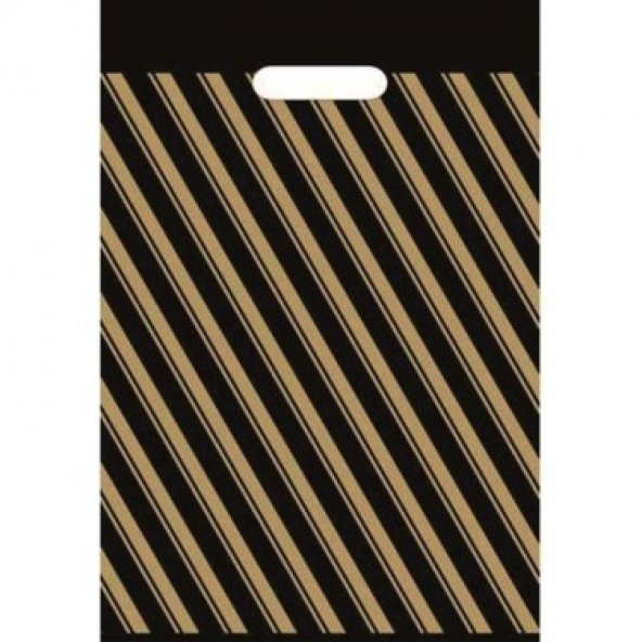 4’no 40x50 Siyah Takviyeli Poşet - Resim 2