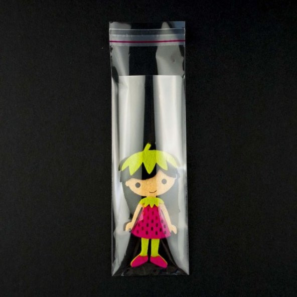 10x25 Bantlı Jelatin Poşet - Resim 2