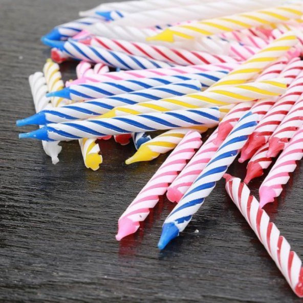 Renkli Pasta Mumu 72 Adet