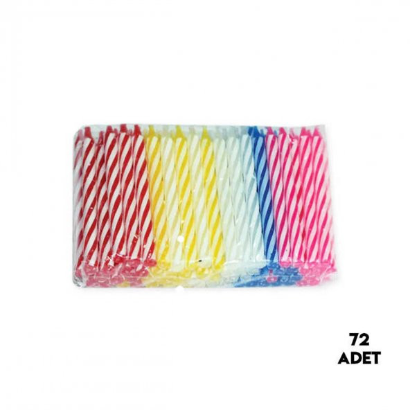 Renkli Pasta Mumu 72 Adet - 2