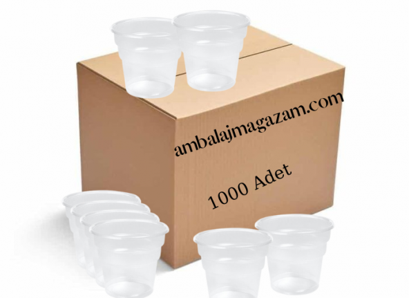 180 CC Kristal Bardak 1000 li Koli ürün görseli
