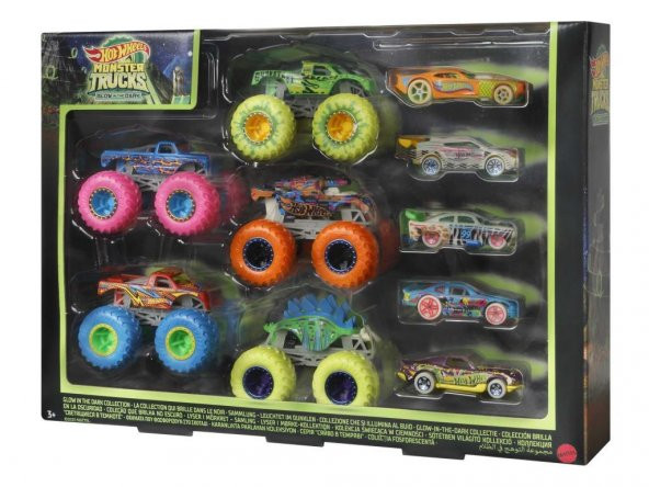 Hot Wheels Monster Trucks Karanlıkta Parlayan Araçlar - 7