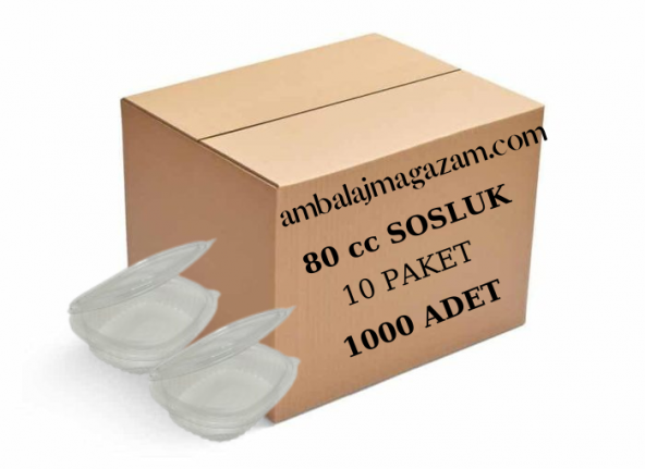 80 cc Sızdırmaz Sos Kabı Koli ürün görseli