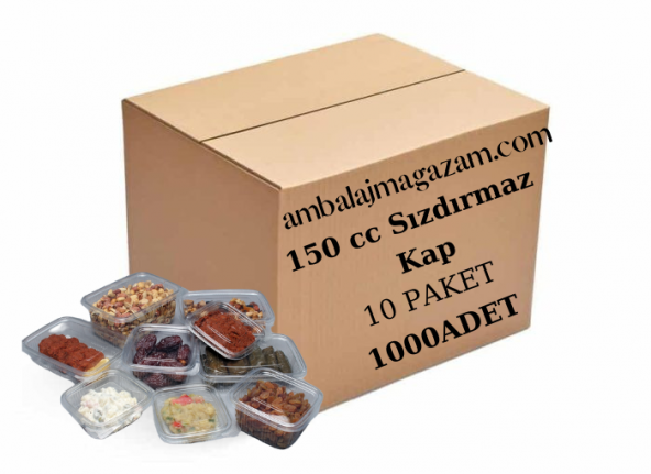 150 cc Sızdırmaz Kap 1000 adet