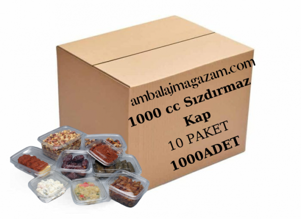 500 cc Sızdırmaz Kap 1000 adet