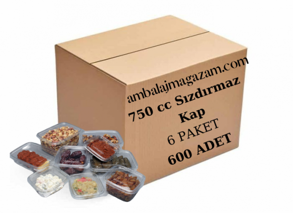 750 cc Sızdırmaz Kap 600 adet - 2