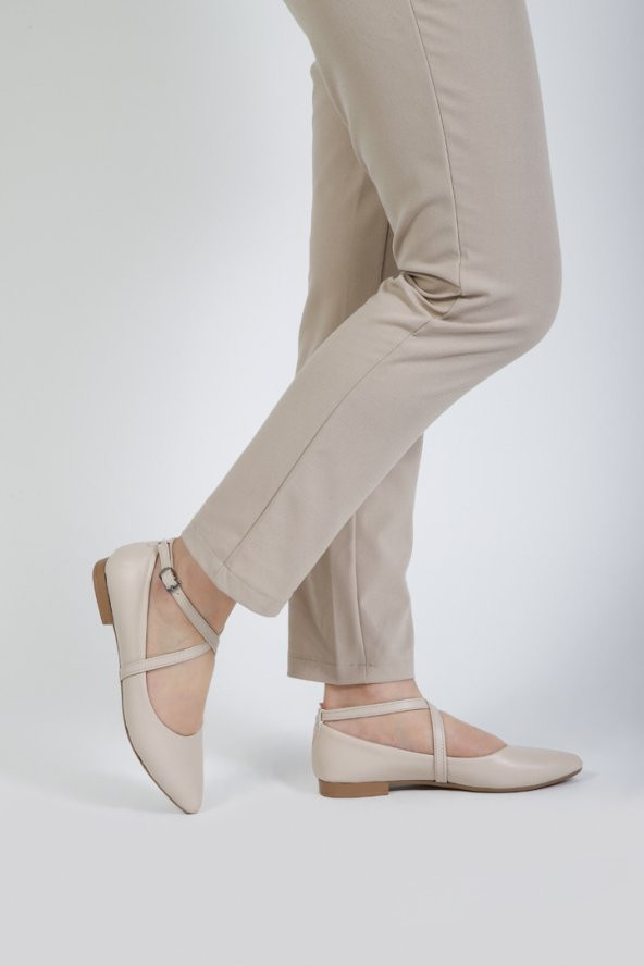 Judy Model Bilekten Bağlamalı Kadın Babet - 11