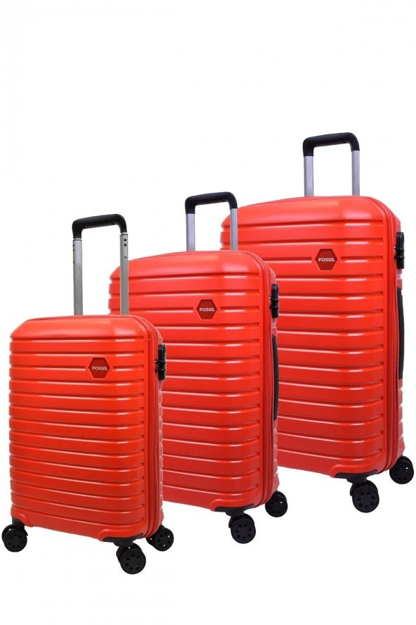 Fossil Kırılmaz Pp Unısex Valiz&Bavul Set 1137-VS - 7