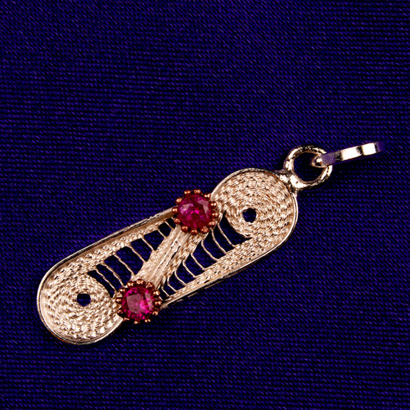 Çift Damla Kolye Ucu