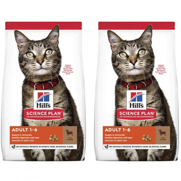 Hills Science Plan Kuzulu Yetişkin Kedi Maması 3 Kg 2 Adet