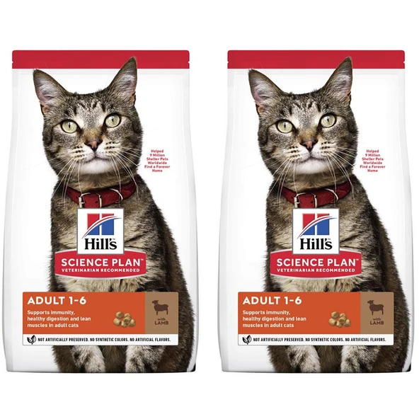 Hills Science Plan Kuzulu Yetişkin Kedi Maması 3 Kg 2 Adet