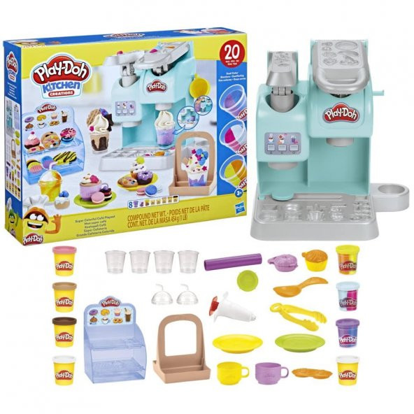 Hasbro Play Doh Süper Renkli Kafe Set