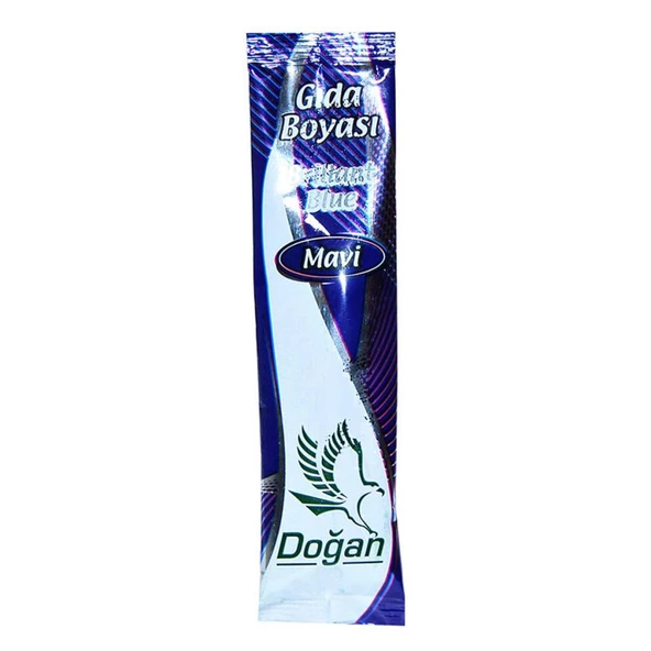 Doğan Baharatçılık Mavi Gıda Boyası 9Gram Saf Doğal Mini Paket - 4
