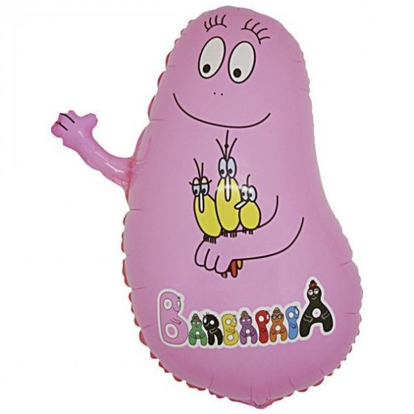 S.S Barbapapa Folyo Balon-Grabo 10 Adet  40 Inç 100 Cm