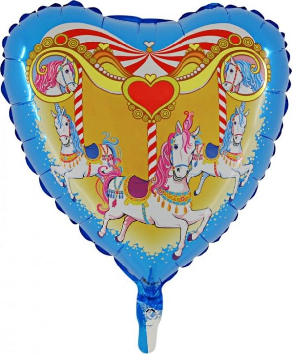 18 Carousel Folyo Balon-Grabo 10 Adet