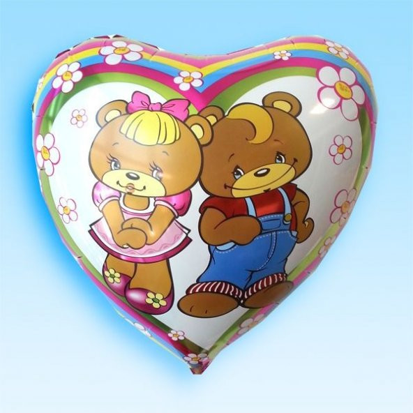 18 Candy Bears Folyo Balon-Grabo 10 Adet