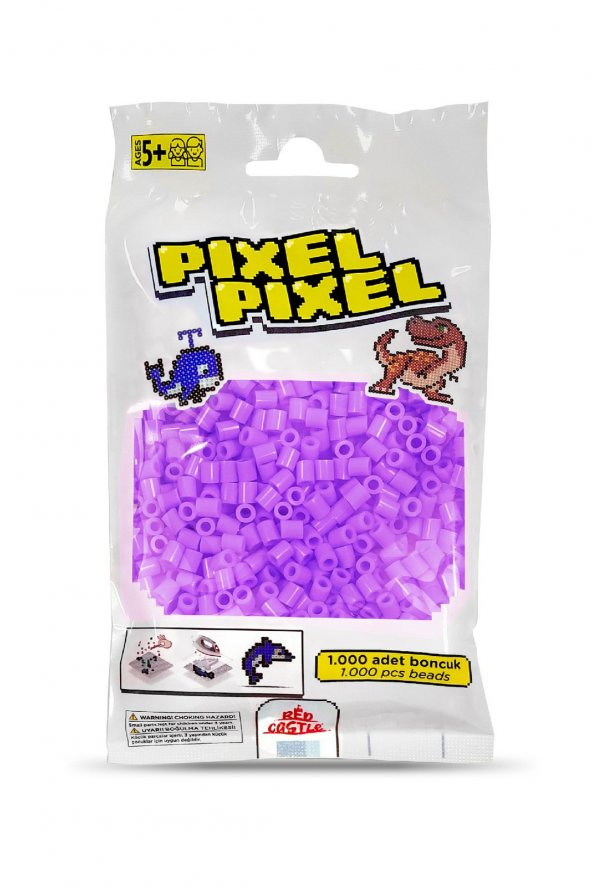 1000LİK PIXEL PIXEL MİDİ BONCUK(LİLA)-LILAC ACTIVITY BEADS (1000 PSC)