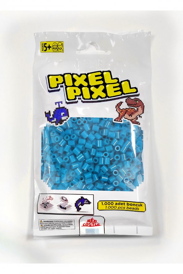 1000LİK PIXEL PIXEL MİDİ BONCUK-AÇIK MAVİ (LIGHT BLUE BEADS-1000 PCS)