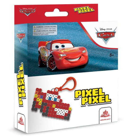 Pixel Pixel Boncuk Anahtarlık Etkinlik Seti-Disney Cars BB14-03