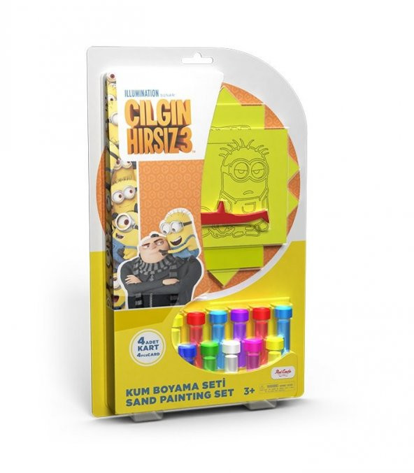 Eğitici ve Eğlenceli Kum Boyama Seti-Disney Minions FM-21
