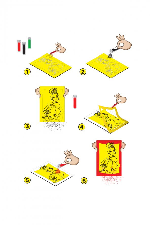 Eğitici ve Eğlenceli Aktivite Seti, Princess_Mulan&Tiana 2si 1 arada_Disney DS-43 - 2